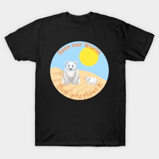 Polar bears and global warming T-Shirt